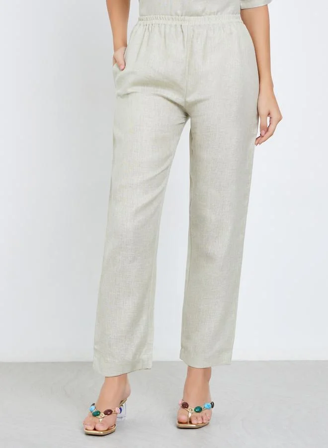 Maxim Creation Maxim Creation Women Embroidered Panel Top and Pants Co-Ords