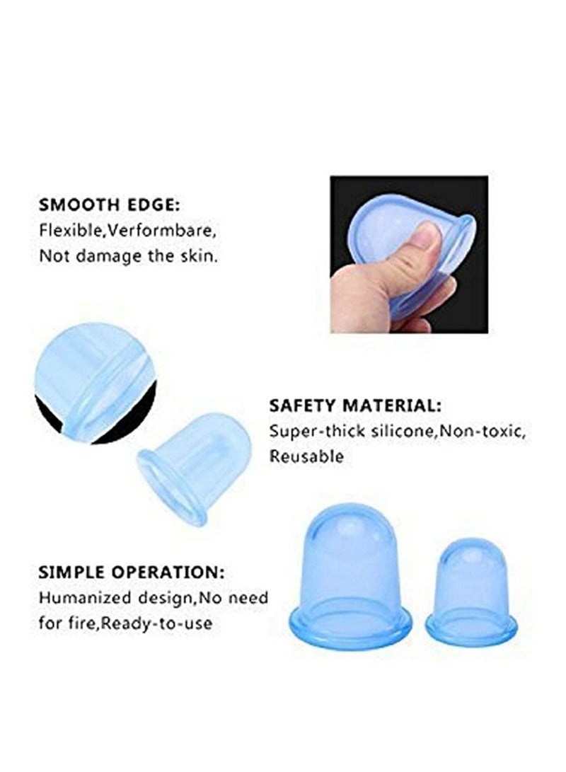 KASTWAVE Anti Cellulite Cup, Silicone Cupping Set, Anti Cellulite Roller, Cellulite Massager, Complete Cupping Therapy Set - Image 4