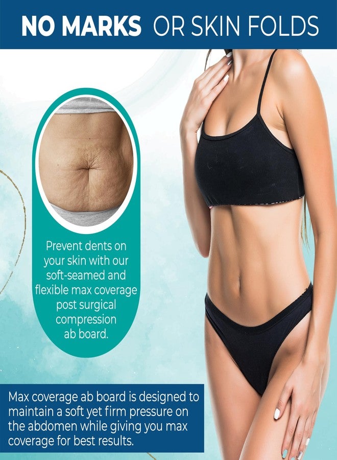 Lipo Express Max Coverage Abdominal Definer Foam Board Black - Image 4