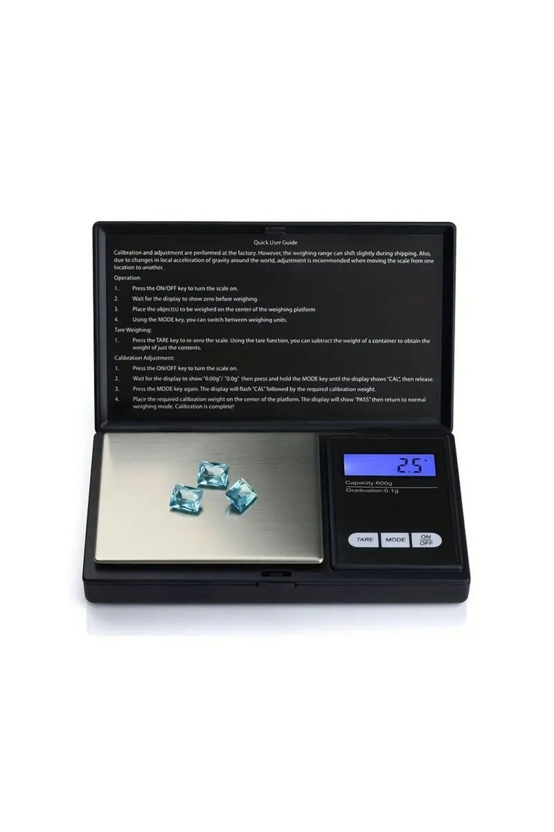 erorex 1kg 0.1g Jewelry Scales for Gold Sterling Silver Digital Scale Gram Electronic Scales 100g/200g/300g - Image 1