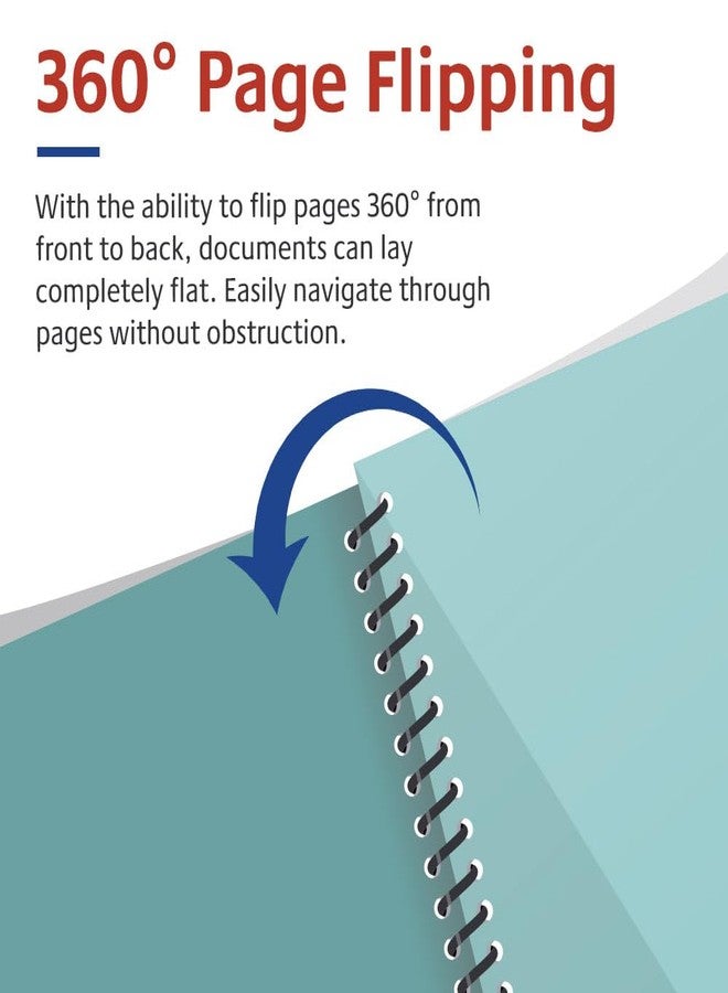 TruBind 13mm (1/2 in.) Spiral Binding Coils for Reports, Presentations and Proposals | 4:1 Pitch | 12 in. Length | Black | 105 Sheets Binding Capacity | 100 Pack - Image 5