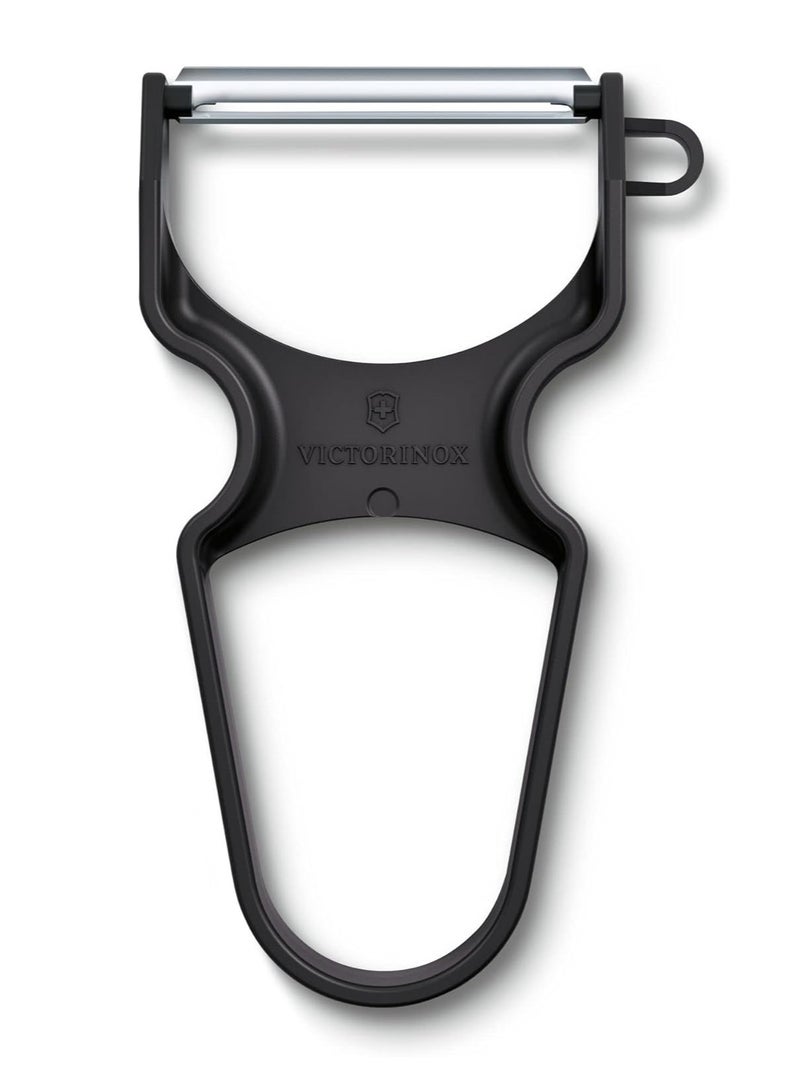 فيكترونوكس مقشرة فيكتورينكس السريعة للخضار، شفرة حادة، بمقبض بلاستيك خفيف – أسود - Image 1