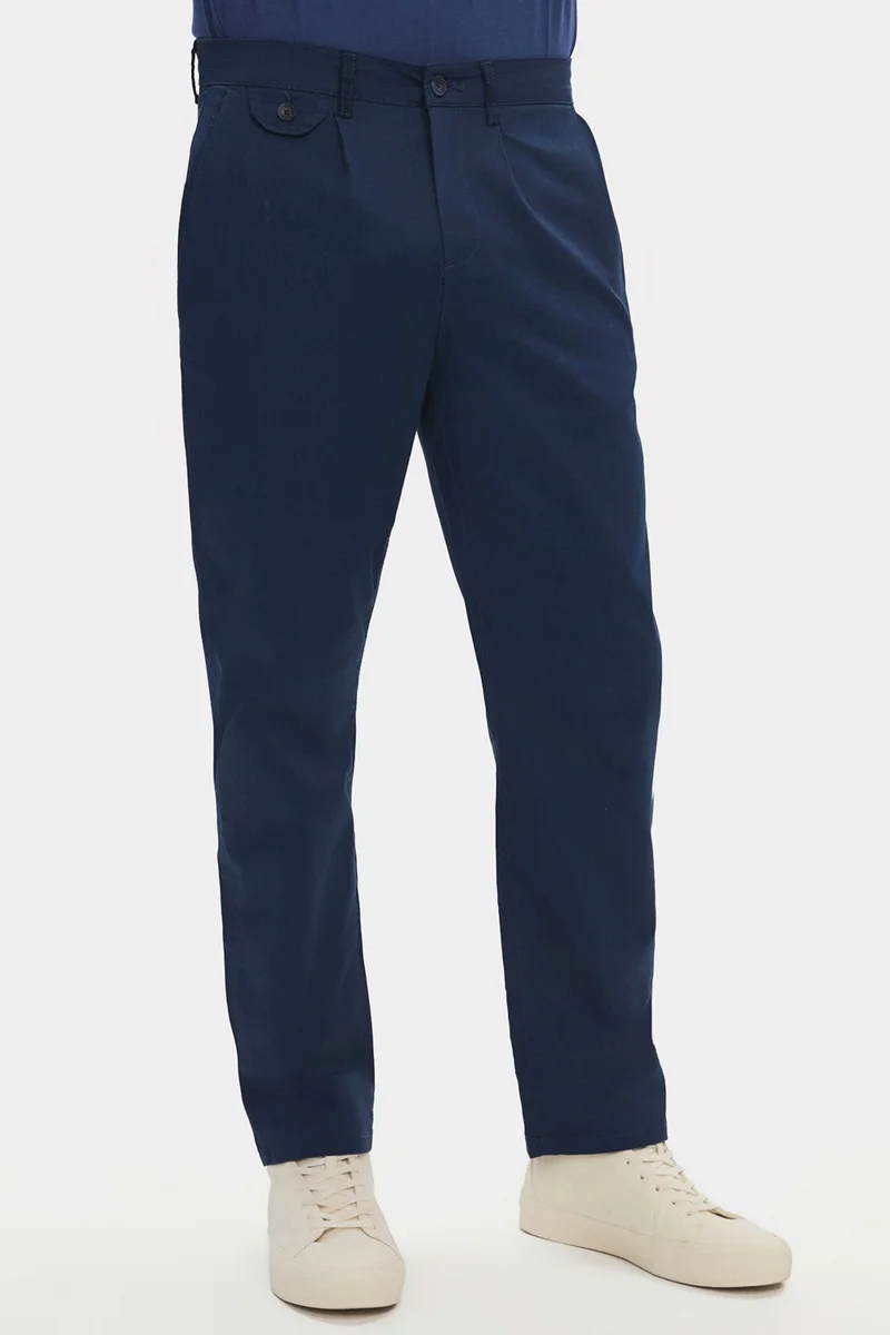 JUNE Men's Regular Fit 100% Cotton Trousers