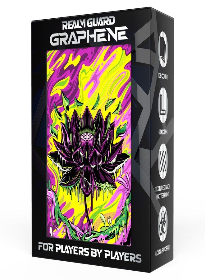 Realm Guard 100ct Matte TCG/MTG Card Art Sleeves (Melting Black Lotus) (Graphene) - Image 2
