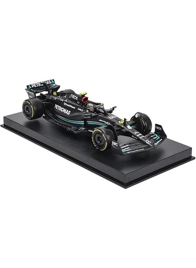 Generic - Compatible with Mercedes-AMG Petronas F1 Mercedes Benz W14 # 44 1/43 Scale Alloy Racing Model Toy Lewis Hamilton 2023 (Black) - Image 1