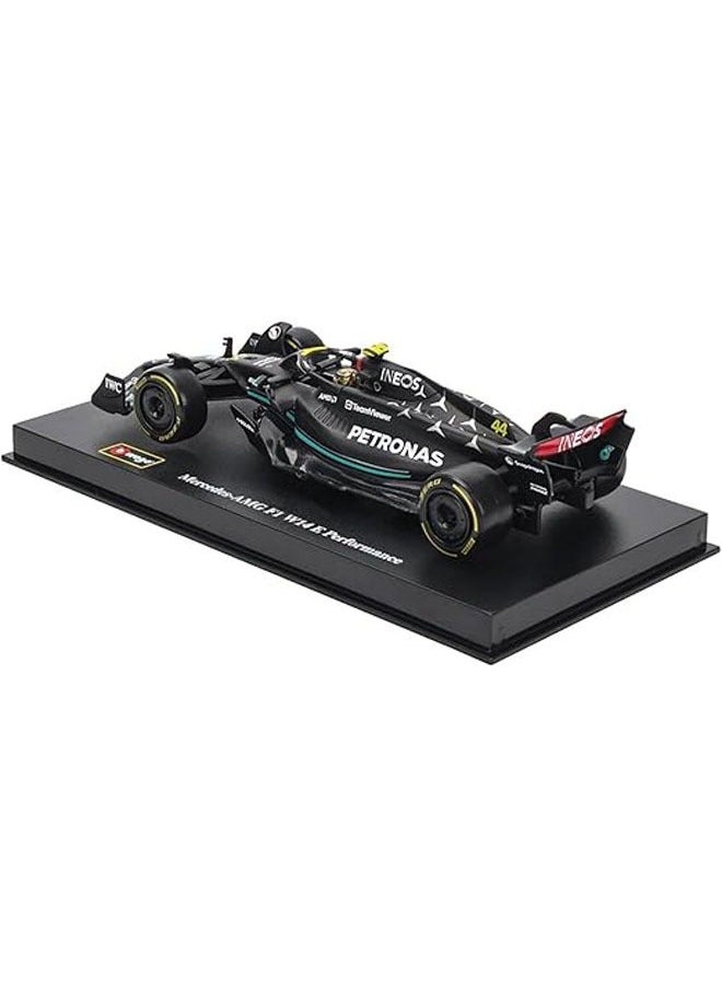 Generic - Compatible with Mercedes-AMG Petronas F1 Mercedes Benz W14 # 44 1/43 Scale Alloy Racing Model Toy Lewis Hamilton 2023 (Black) - Image 1