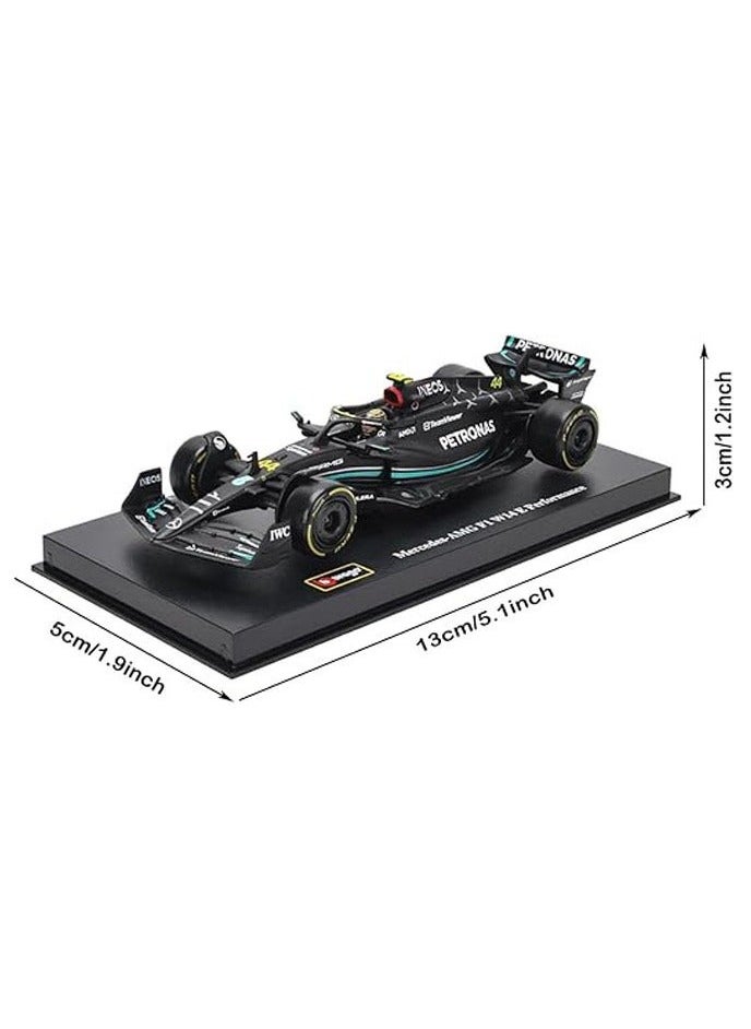 Generic - Compatible with Mercedes-AMG Petronas F1 Mercedes Benz W14 # 44 1/43 Scale Alloy Racing Model Toy Lewis Hamilton 2023 (Black) - Image 1