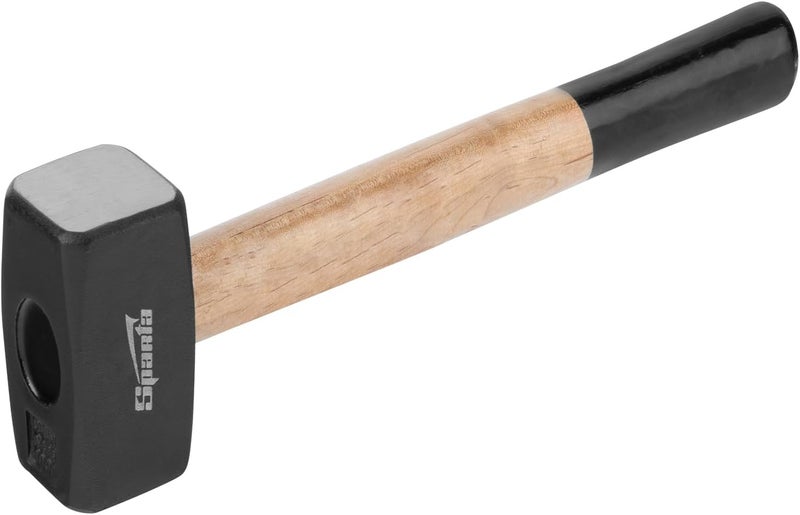 SPARTA Sledge Hammer 1000g – Forged Steel Head with Dual-Color Wooden Handle, Heavy-Duty Hand Tool for Construction & Demolition - Image 1