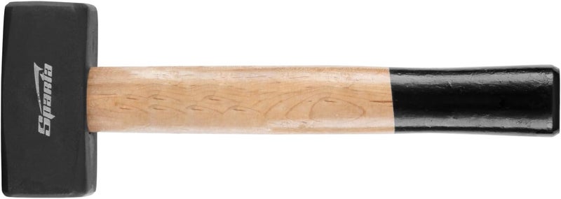 SPARTA Sledge Hammer 1000g – Forged Steel Head with Dual-Color Wooden Handle, Heavy-Duty Hand Tool for Construction & Demolition - Image 2
