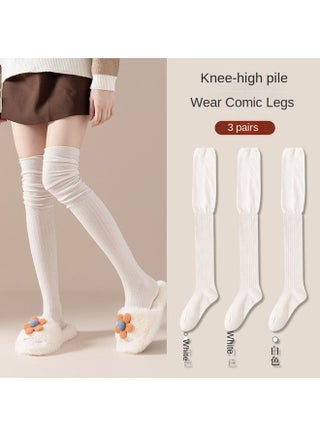 3 Pairs Of White