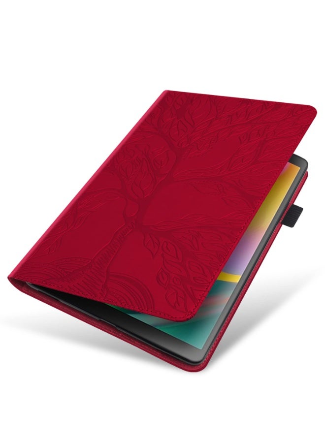 عام غطاء لوحي متوافق مع هونور باد X7 8.7 بوصة 2025: غطاء محفظة من جلد PU مع نقش شجرة الحياة، واقٍ من الصدمات مع حامل وفتحة بطاقة. - Image 4