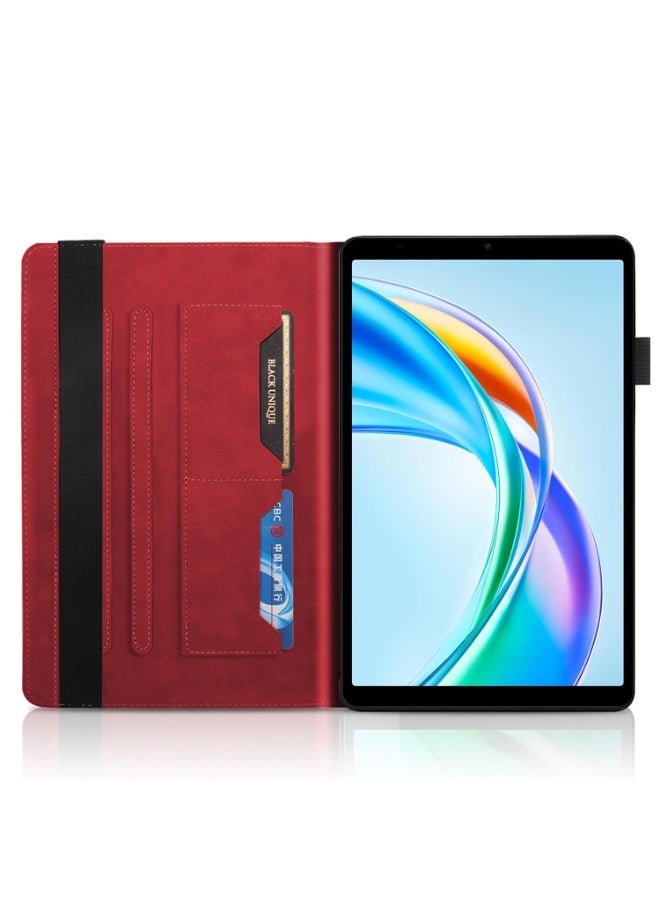 عام غطاء لوحي متوافق مع هونور باد X7 8.7 بوصة 2025: غطاء محفظة من جلد PU مع نقش شجرة الحياة، واقٍ من الصدمات مع حامل وفتحة بطاقة. - Image 2