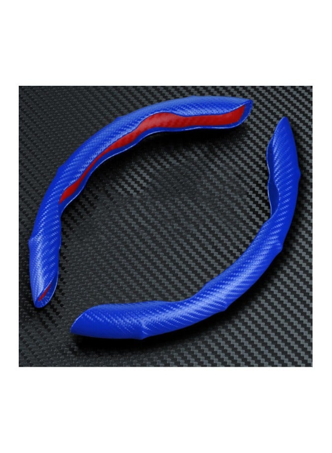 EBMINI Anti Slip Sweat Absorbing Suede Car Steering Wheel Cover 