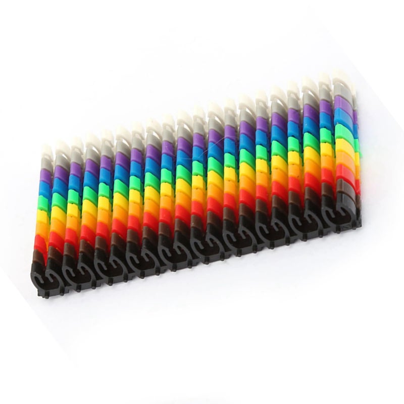 150PCS KCM 1 5MM 1 5 Square Digital Number Tubes Wire Cable Markers Colorful Labels - Image 4