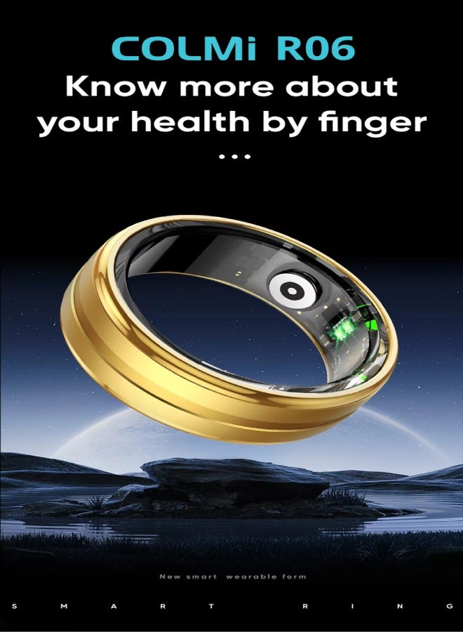 COLMI R06 Smart Ring with Charging Case for Men Women, Heart Rate and Oxygen Monitor IP68  5ATM Waterproof, Sport - Image 2