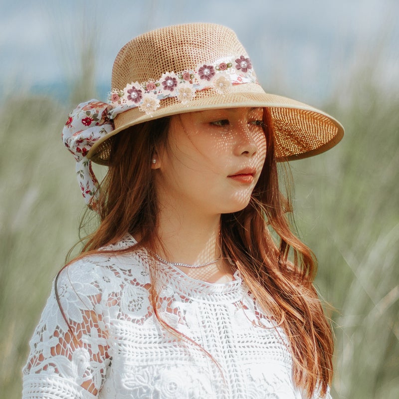 DIY Handmade Flower Embroidery Ribbon Ethnic Cloth Fabric Lace Accessories - Image 2