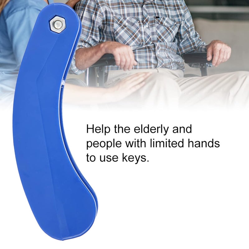 klarako Key Turner Aid, Key Turner Key Aid Turner Holder Door Opening Assistance with Grip for Arthritis Hands Elderly and Disable Disabled Key Holder - Image 3