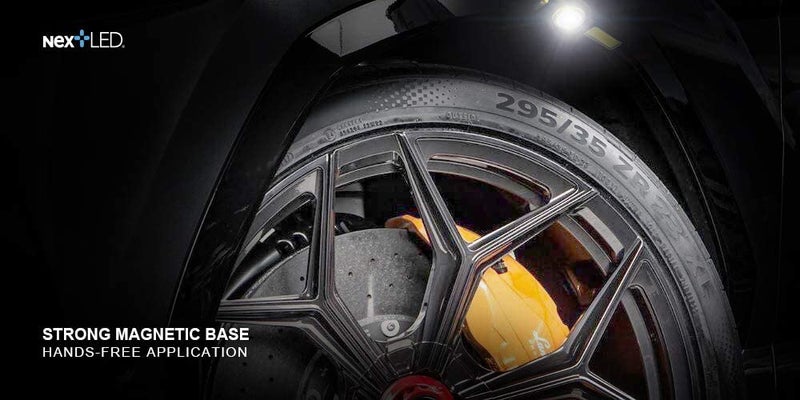 NextLED NT-6786 Rechargeable Slim Rechargeable LED Work Light. Clip on Pocket Flashlight, Cast Aluminum Body, Strong Magnet, Power Bank, IPX4 Waterproof, Spot & Flood Light 2 in 1, Repair/Outdoor - Image 5