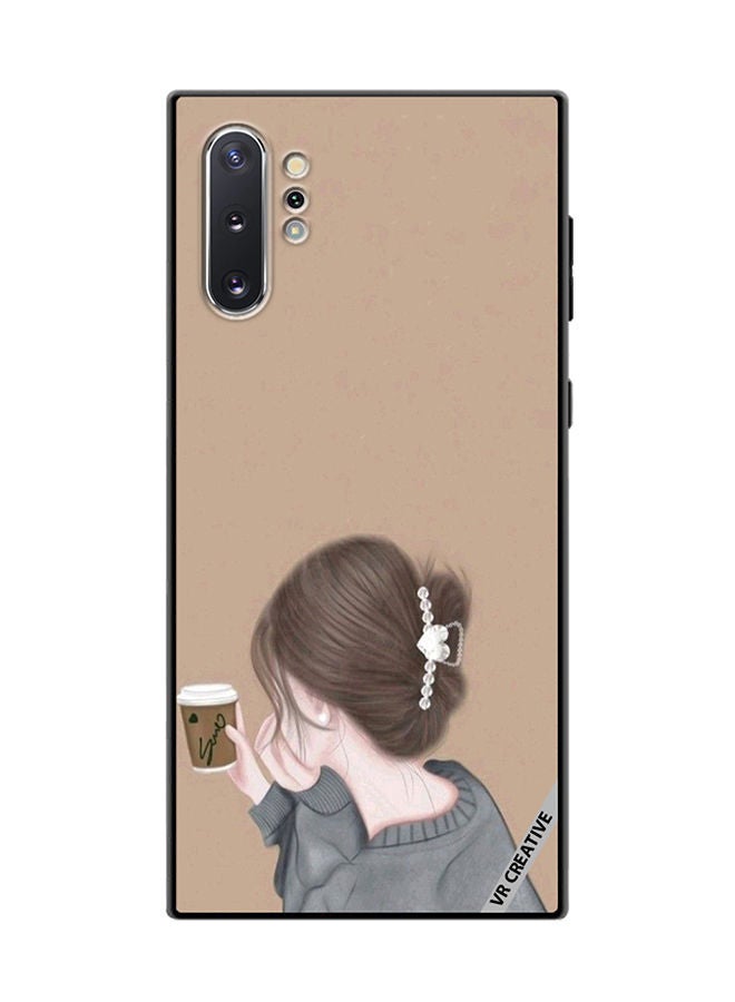 VR CREATIVE Protective Case Cover For Samsung Galaxy Note10 Plus 5G Sipping Design Multicolour - Image 1