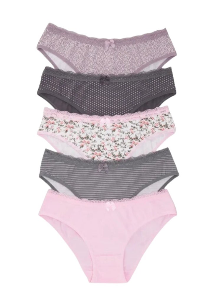 KUYING New Comfortable Skin friendly Breathable Underwear Set of 5 