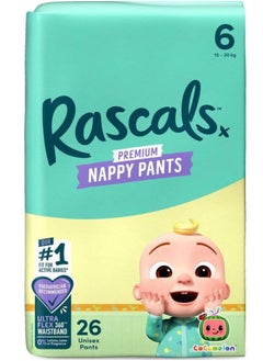 Rascal + Friends Rascals Premium Cocomelon Edition Training Diaper Pants Size 6 - 26 Pieces  - Image 1