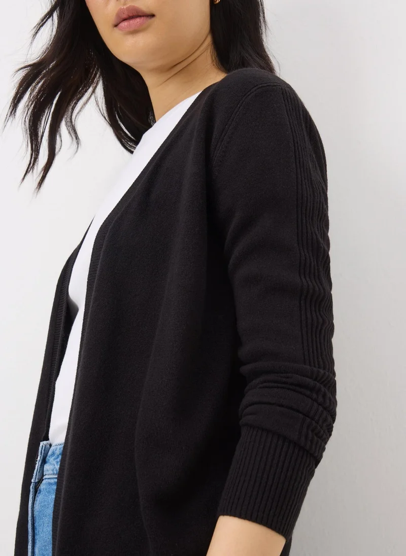 Matalan Black Longline Cardigan