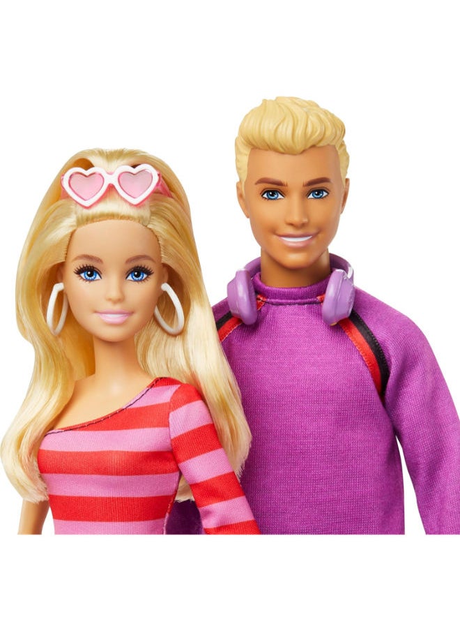 Barbie Barbie Fashionistas Set with 2 Fashion Dolls  - Image 4