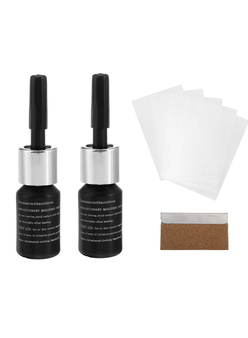 Generic 2Pc Multipurpose Used Auto Accessories Car Windshield Windscreen Glass Scratch Chip Crack Set Car Repair Tool  - Image 1