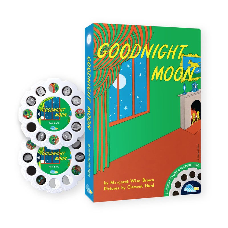 Moonlite Storybook Reels for Flashlight Projector, Kids Toddler | Goodnight Moon | Story Reel Pack for 12 Months and Up - Image 1