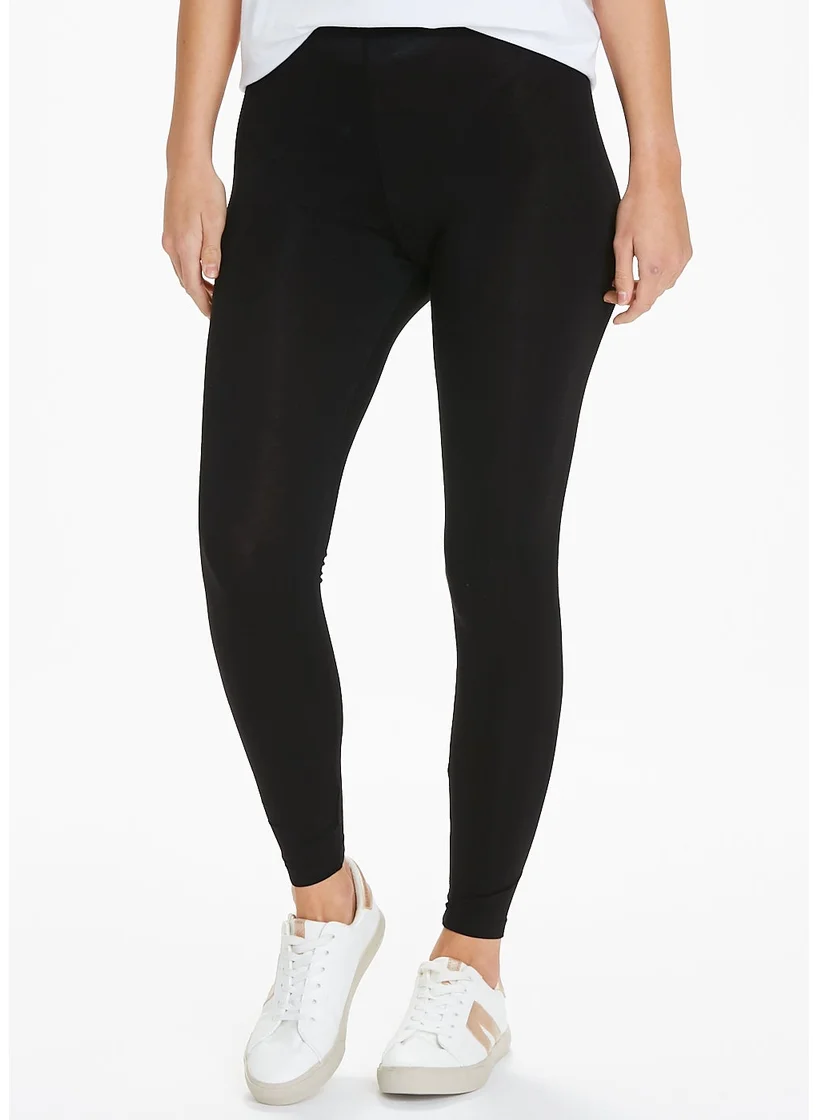 Matalan 2 Pack Black Leggings