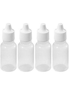 Suoirblss Mccppy 12PCS Clear Plastic Empty Refillable Dropper Bottle Essential Oil Container with Screw Lid Travel Portable Eye Liquid Container (1.67oz) 