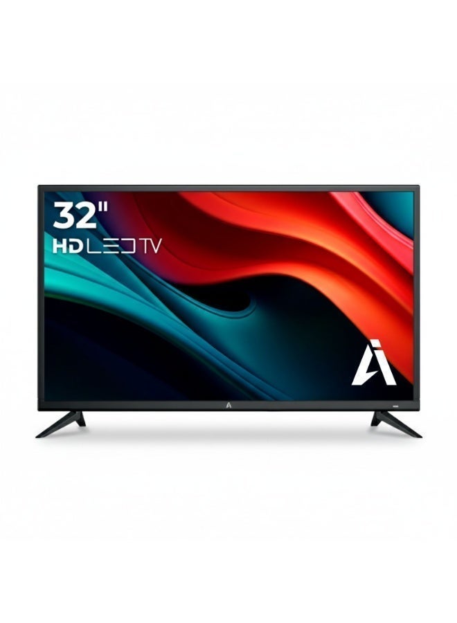 إيه إل تلفزيون LED مقاس 32 بوصة عالى الدقة  بشاشة IPS – عدد 2 HDMI و2 USB ومدخل AV وPC - Image 1