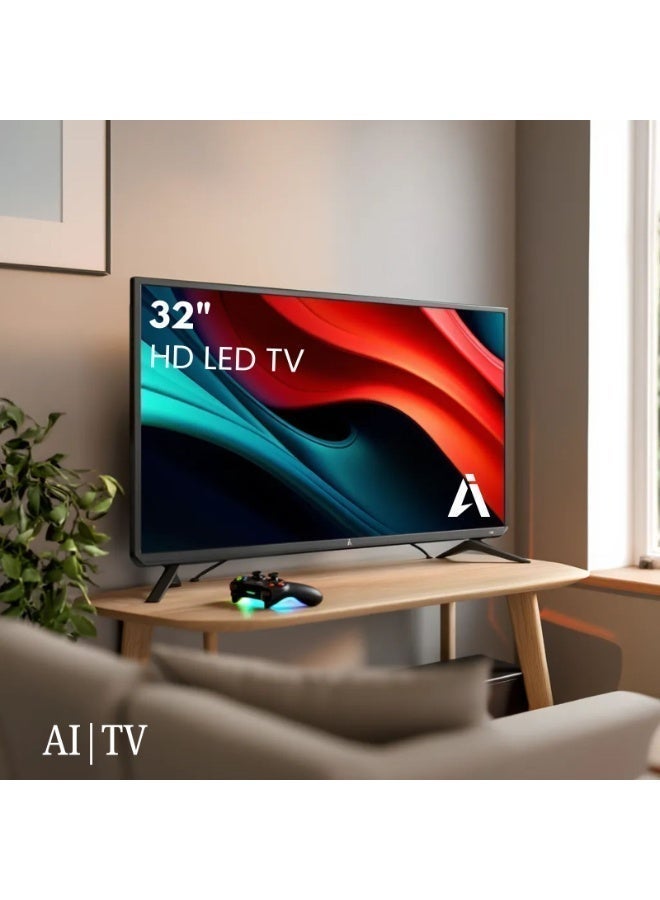 إيه إل تلفزيون LED مقاس 32 بوصة عالى الدقة  بشاشة IPS – عدد 2 HDMI و2 USB ومدخل AV وPC - Image 4