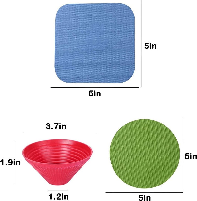 TRLREQ Jar Gripper Multi Purpose Reusable Rubber Gripper Jar Opener Gripper Rubber Jar Multi Purpose Bottle Lid Openers Fit for Most Bottles Set of 3 - Image 2