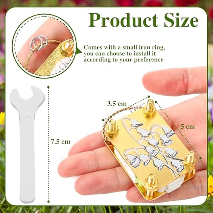 POCKET FLOWER PRESS, SMALL FLOWERS PRESS KIT, QUICK FLOWER PRESSING SET, PORTABLE MINI PLANT PRESERVATION SET FOR ARTS AND DIY CRAFTS LOVERS, IDEAL GIFTS (GOLD) - Image 4