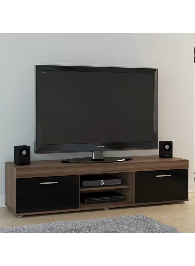 MODERN HOME Modern tv unit, 140cm x 50cm x 40cm - MDF- MZTV207 – 140L x 50H x 40W - Image 1