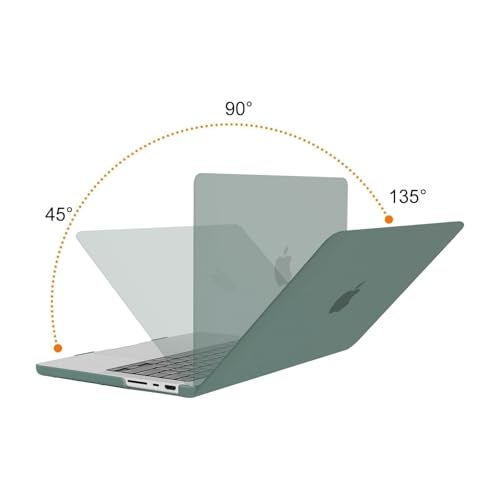 MOSISO Compatible with MacBook Pro 14 inch Case 2025 2024 2023 2022 2021 M5 M4 M3 M2 M1 A3434 A3112 A3185 A3401 A2918 A2992 A2779 A2442, Hard Shell&Keyboard Cover&Screen Film&Pouch, Midnight Green - Image 4