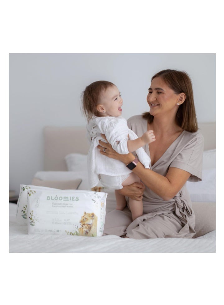 Bloomies Premium Baby Diaper Pants Size 6, 15+kg, 22 Count, Wetness Indicator Eco-friendly and Hypoallergenic Ultra-soft Nappy Diapers Pant Skin Friendly, Leakage Protection, 100% Natural Bamboo Made - Image 5