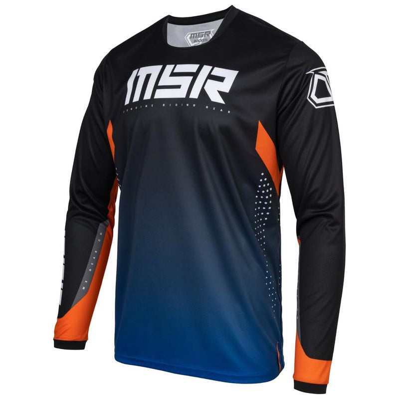 MSR Axxis Proto Dirt Bike, Motocross Jersey XX-Large Blue/Orange - Image 1