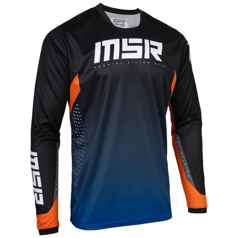 MSR Axxis Proto Dirt Bike, Motocross Jersey XX-Large Blue/Orange - Image 3