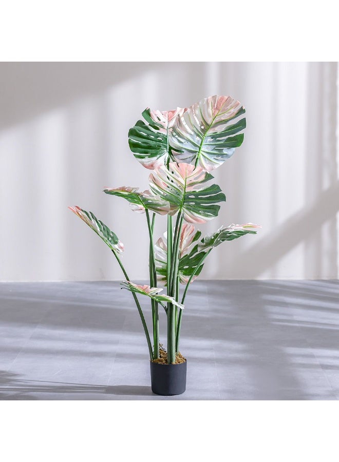 DANUBE HOME Monstera Artificial Plant – 120 cm, Tropical Faux Tree for Homes and Offices, Low-Maintenance Indoor Décor with Realistic Look - Image 1