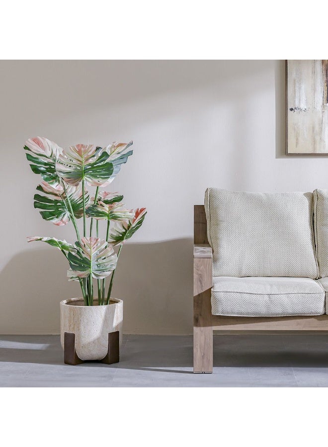 DANUBE HOME Monstera Artificial Plant – 120 cm, Tropical Faux Tree for Homes and Offices, Low-Maintenance Indoor Décor with Realistic Look - Image 4