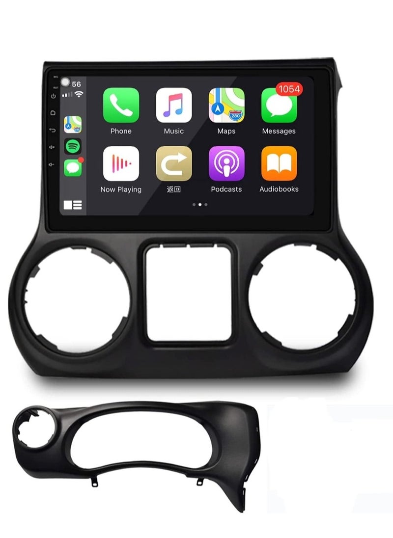 RAYMOS Android Screen For Jeep Wrangler 2015 To 2017 4GB RAM Support Apple Carplay Android Auto Wireless QLED Touch Screen DSP AHD Camera Included SIM Card Support  - Image 1