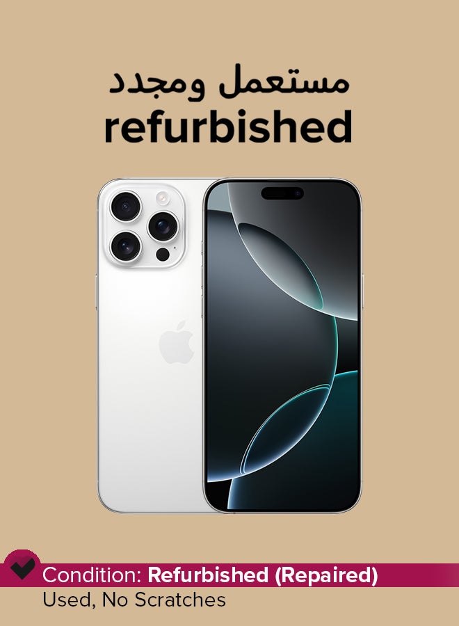 Apple Refurbished - iPhone 16 Pro 128GB Black Titanium 5G - Image 1