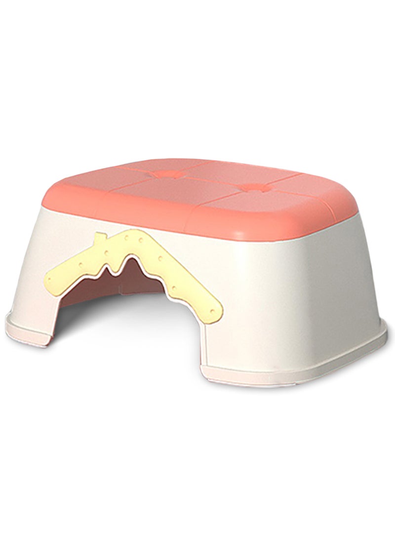 Eazy Kids 2-In-1 Baby Step Stool With Durable Material - Pink - Image 2
