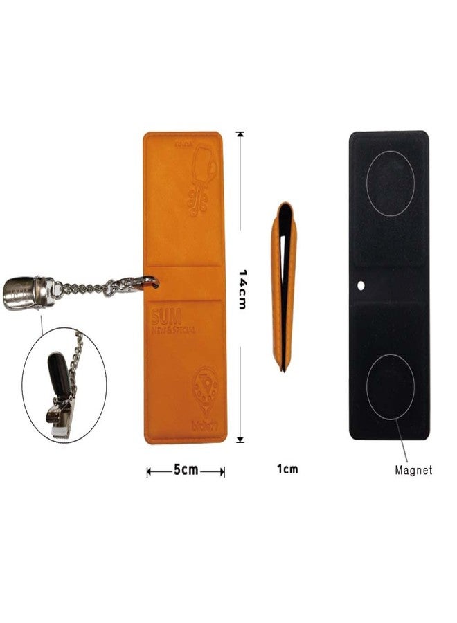BIRDIE79 Sum Clip - Magnetic Golf Towel Holder and Putter Keeper with Metal Leash for Secure Accessories - Money Clip (Red) - Image 5