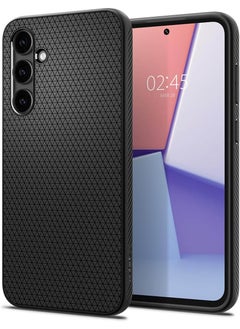 Spigen غطاء حماية Liquid Air لهاتف سامسونج جالاكسي S23 FE - أسود مطفي 