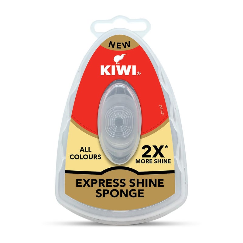 KIWI Express Shine Instant Sponge Shoe Polish 5ml Wax Leather - Image 2