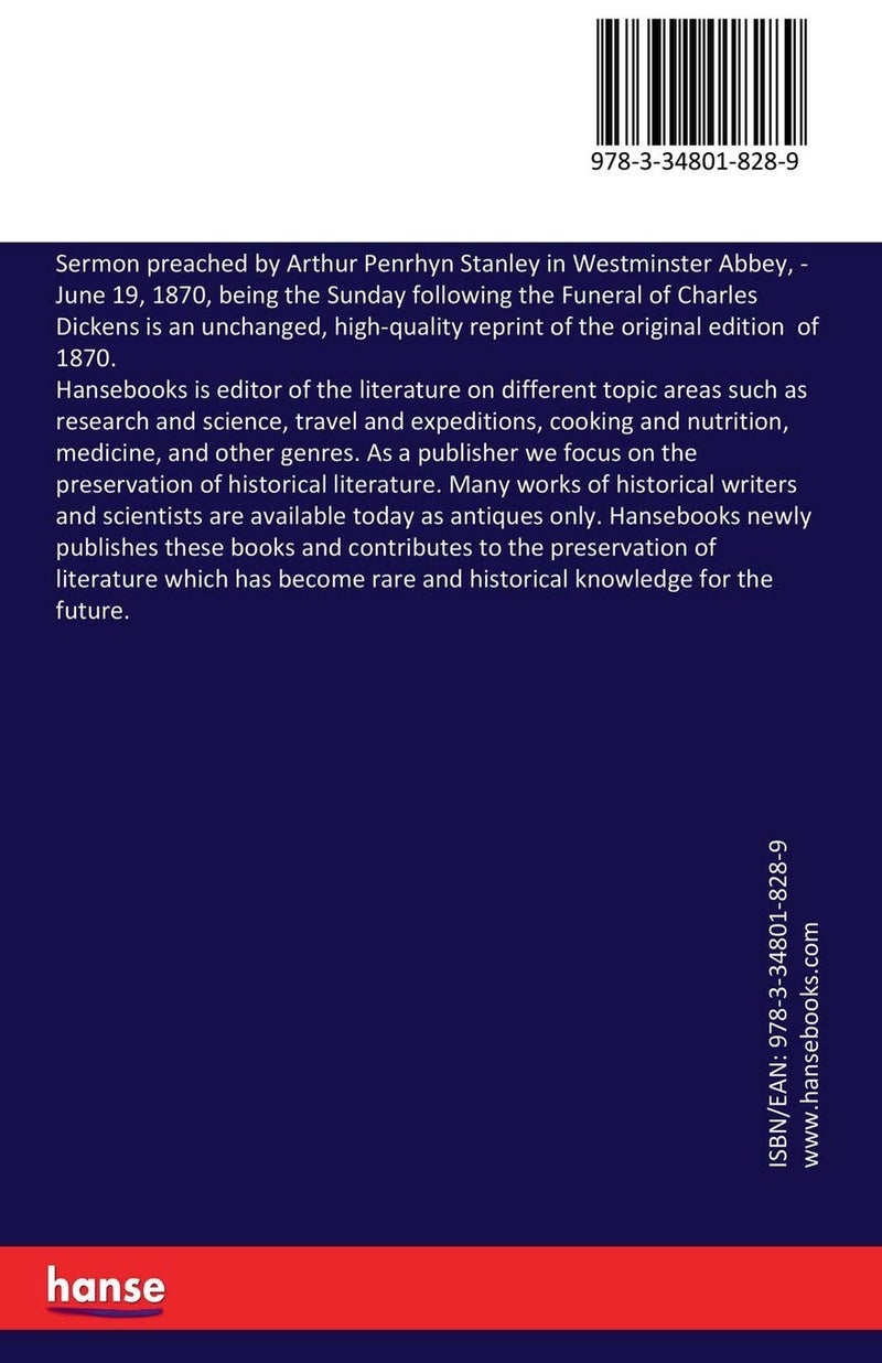 Sermon preached by Arthur Penrhyn Stanley in Westminster Abbey,: June 19, 1870, being the Sunday following the Funeral of Charles Dickens - Image 2
