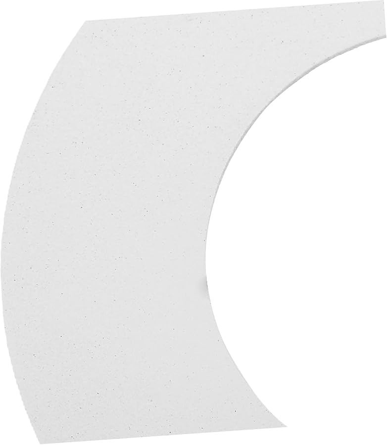 White Circular Light Cover Trim Lamp Shade Holder For Concealing Mounting Gaps Easy Installation - Image 4